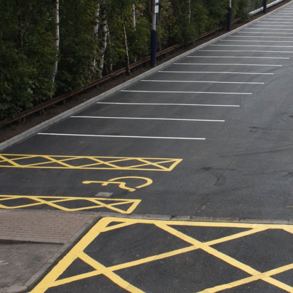 Wrexham car park surfacing