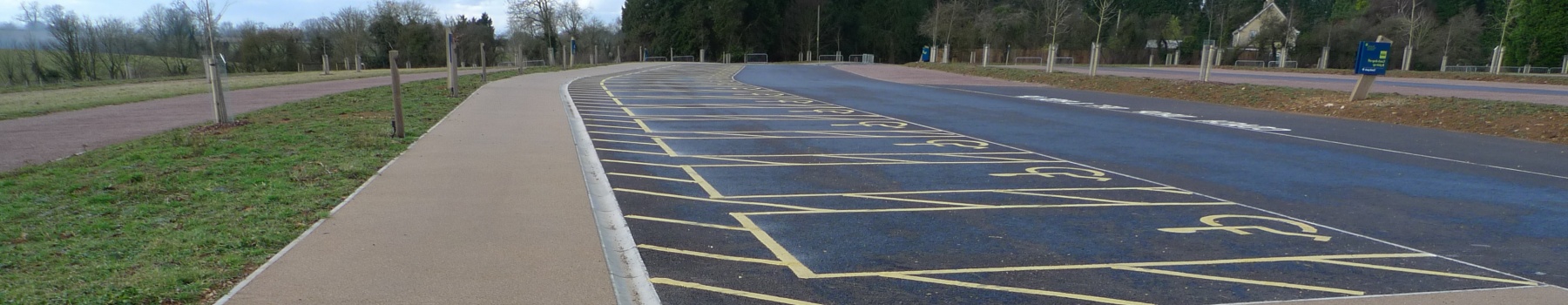 disabled parking bay marking